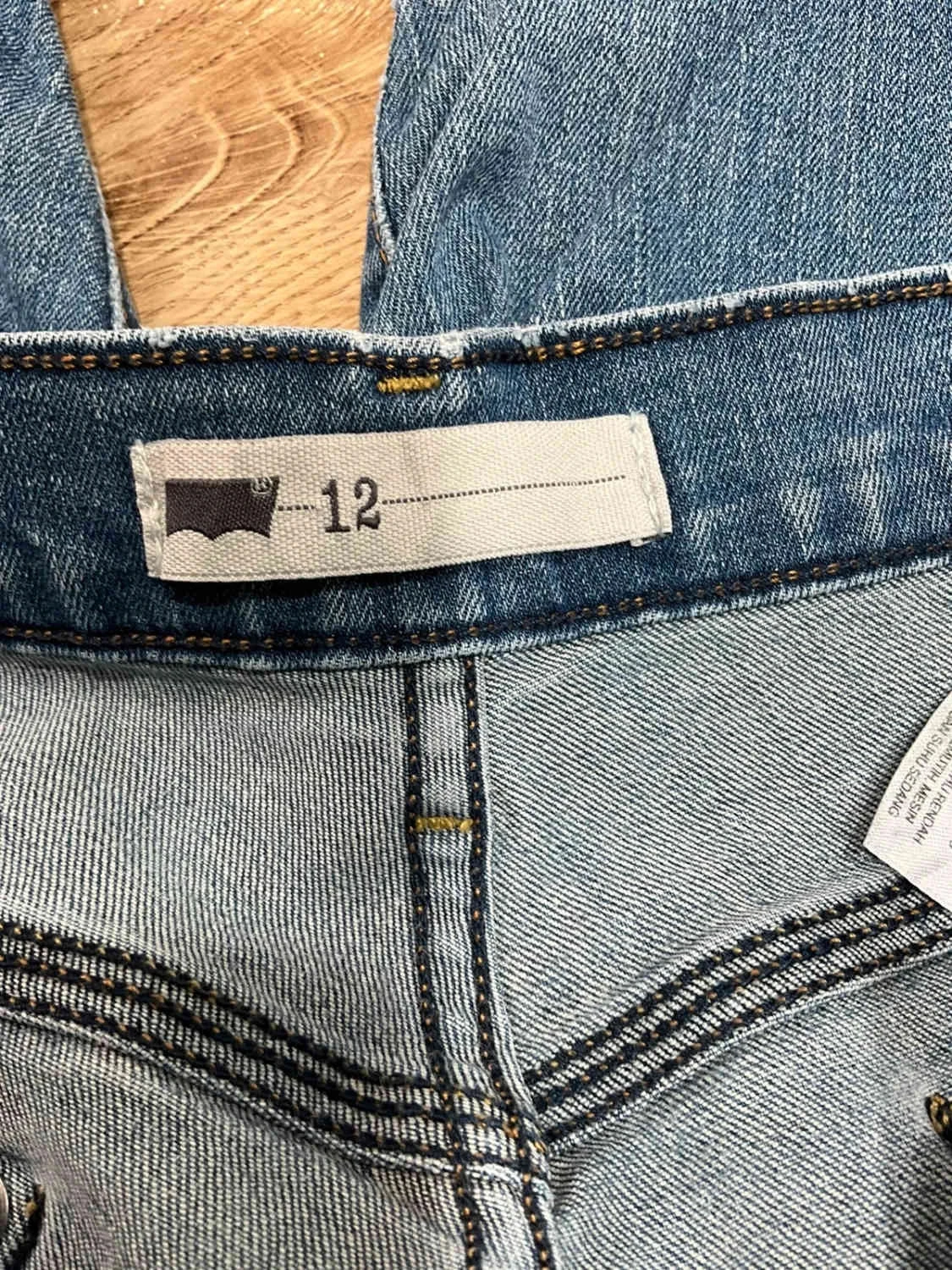 Short Levi's 12 - W31 Femme 98% Coton Bleu délavé Slv039 – photo 11